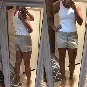 J Crew Kahki Chino Shorts